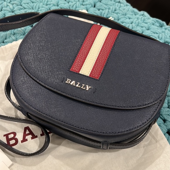 Bally | Supra MD 17 Crossbody - Blue/ Red Stripe - Picture 3 of 10